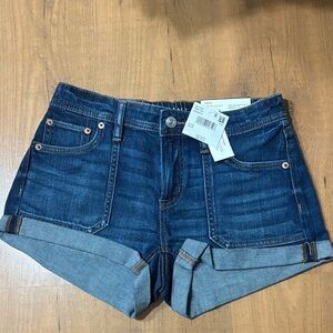 American Eagle Outfitters Dark Wash Denim Shorts